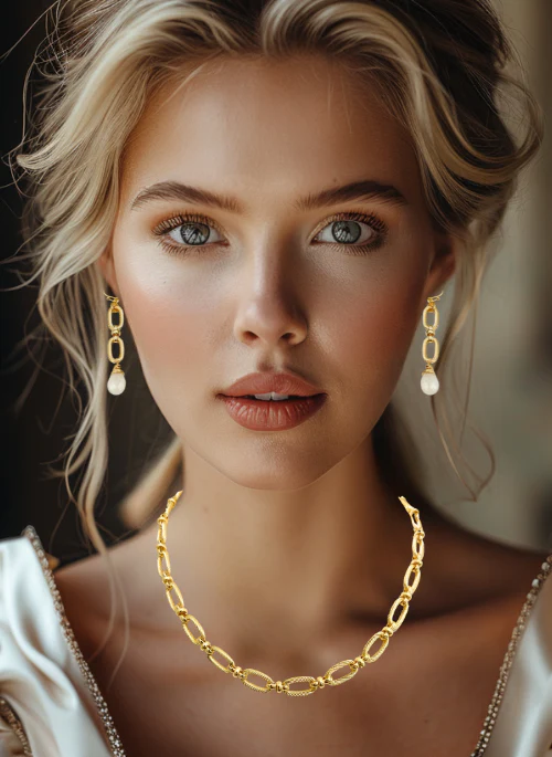 Reagan Gold Chain Necklace - Budpants
