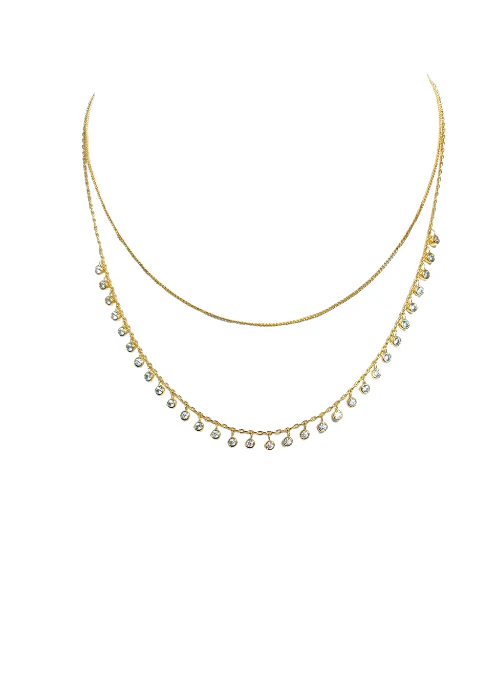 Dusk Layered Gold Necklace - Budpants