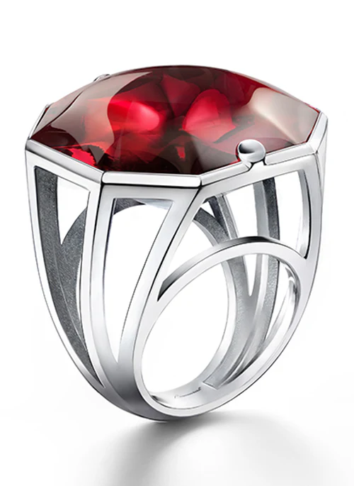 L'ILLUSTRE Large Crystal Ring - Budpants