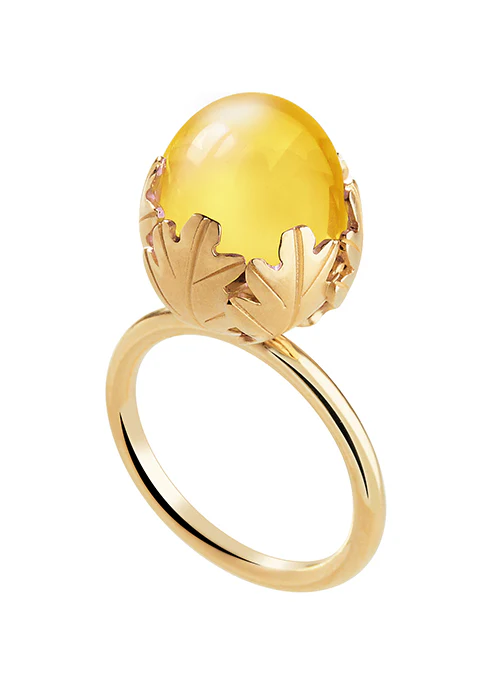 MURMURE Crystal Ring leaf - Budpants