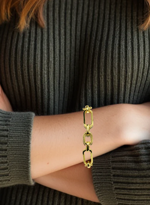 Braelyn Paperclip Bracelet - Budpants