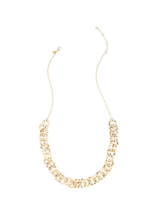 Gold Flower Chain Necklace - Budpants
