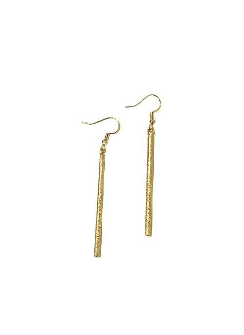 Gold Bar Earrings - Budpants
