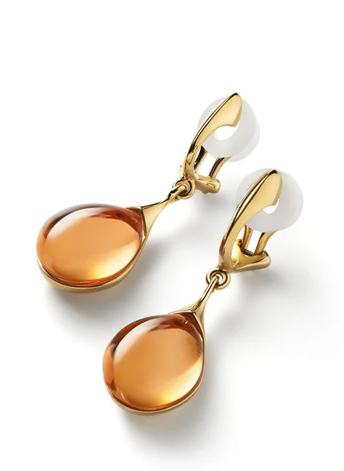 GALEA Clip-On Earrings -Honey - Budpants