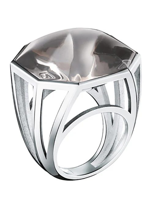 L'ILLUSTRE Large Crystal Ring - Budpants