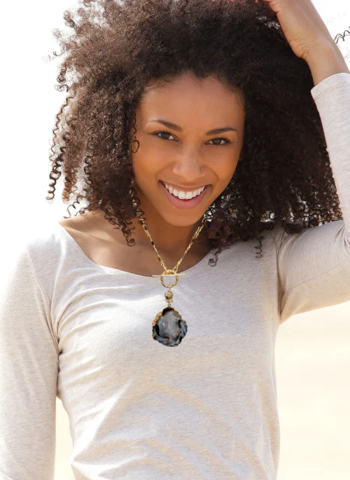 2 Way Agate Beaded Necklace - Budpants
