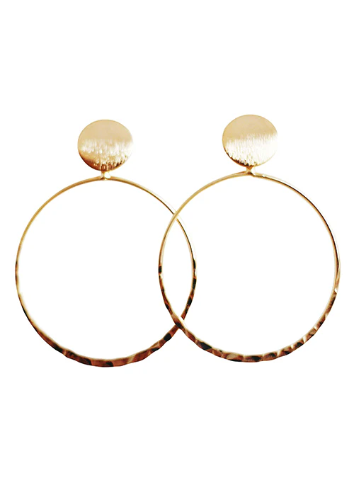 Jenn Gold Hoop Earrings - Budpants