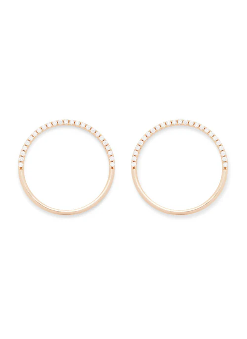 Pave Hoop Rose Gold - Budpants
