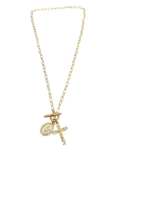 Cross Toggle Necklace - Budpants