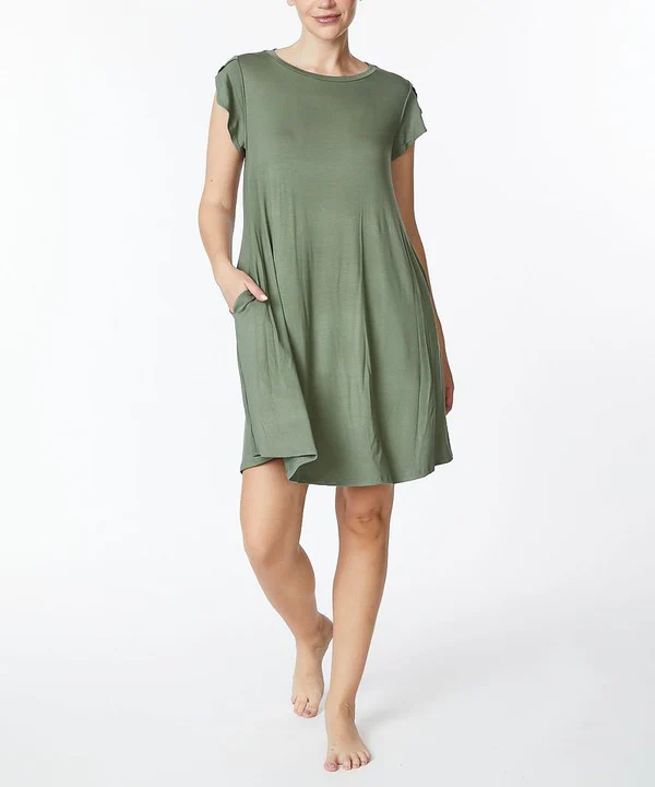 BAMBOO TULIP SLEEVE DRESS - Budpants