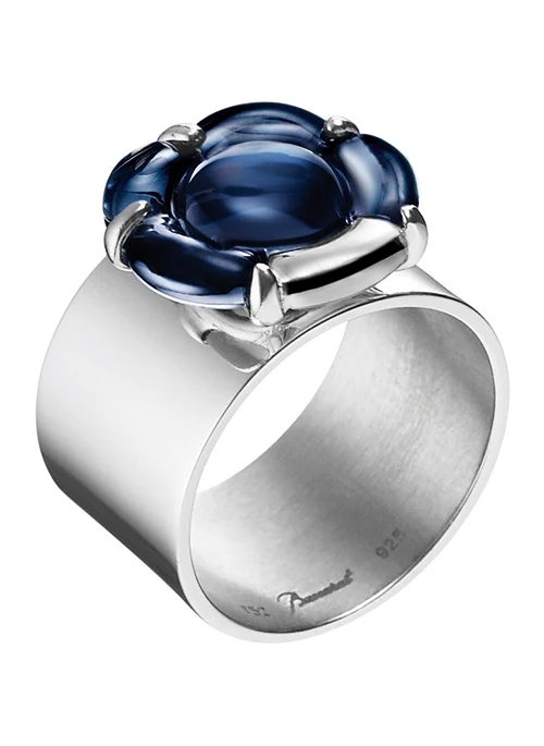 B FLOWER Band Crystal Ring - Budpants