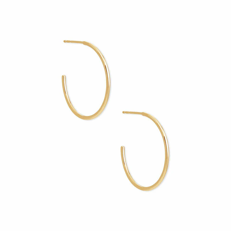 18k Gold Plated Hoops - Budpants