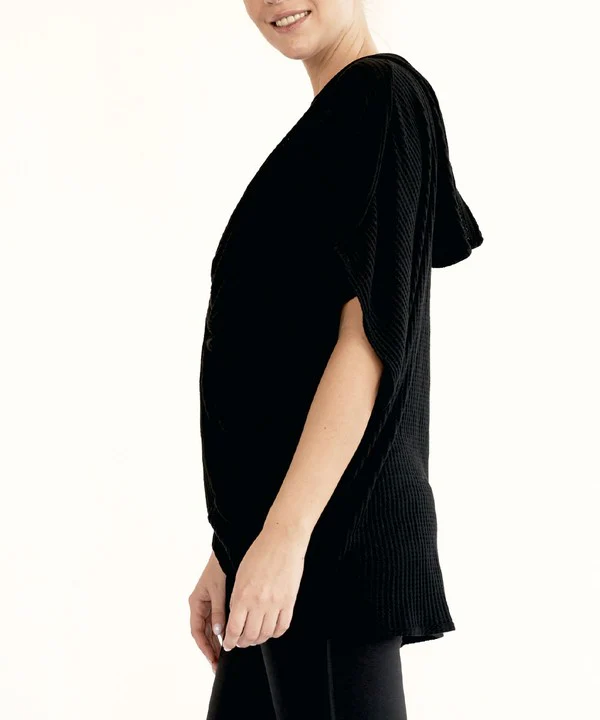 BAMBOO WAFFLE HOODIE WRAP - Budpants