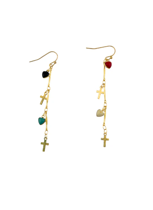 Faith & Hearts Earrings - Budpants