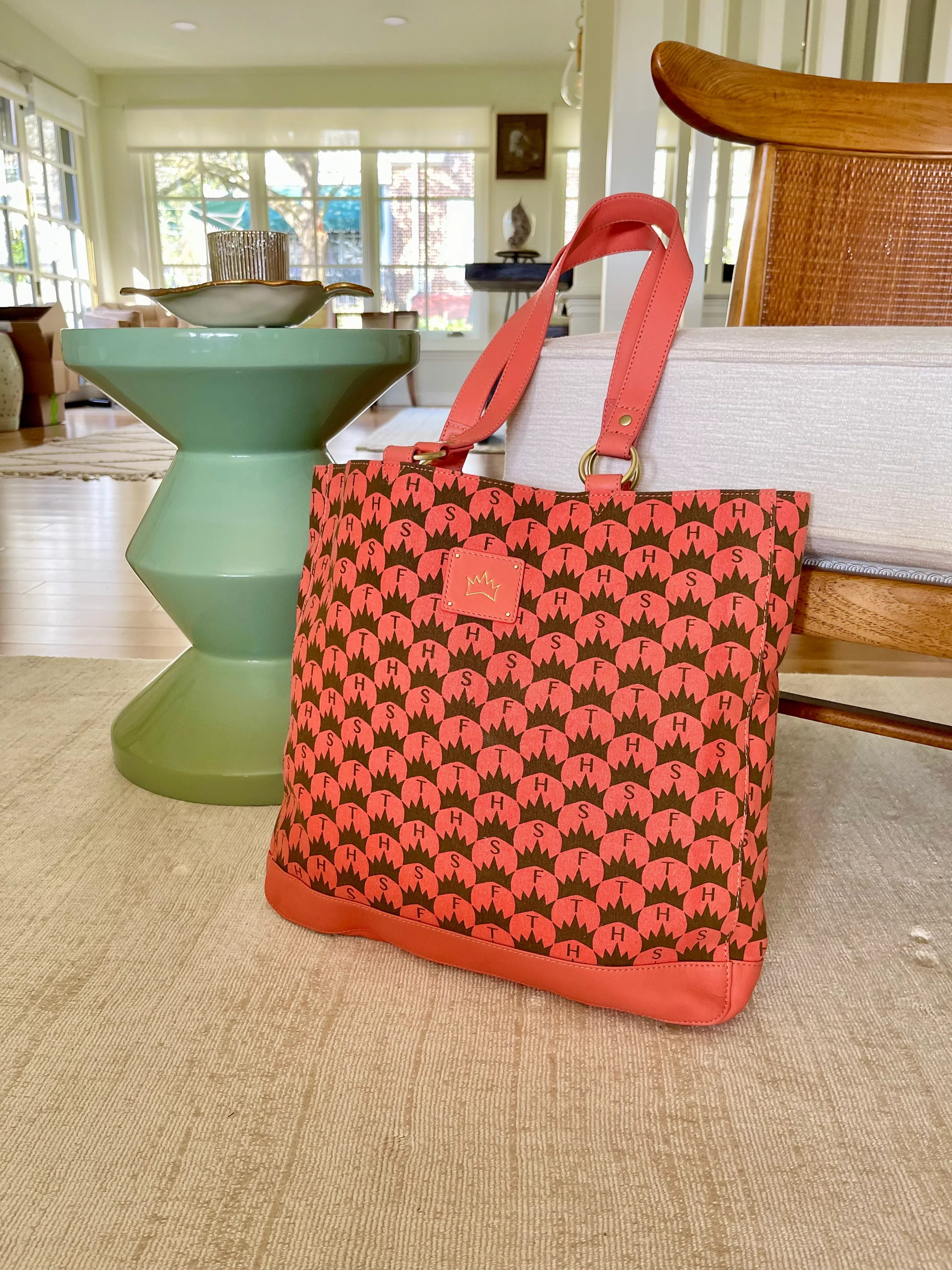 Elaine Tote in Coral - Budpants