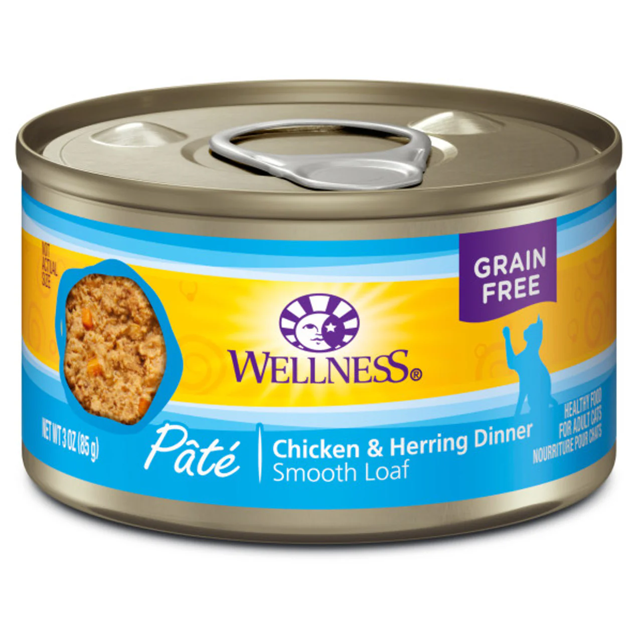 Wellness Cat Chicken & Herring 3oz - Budpants