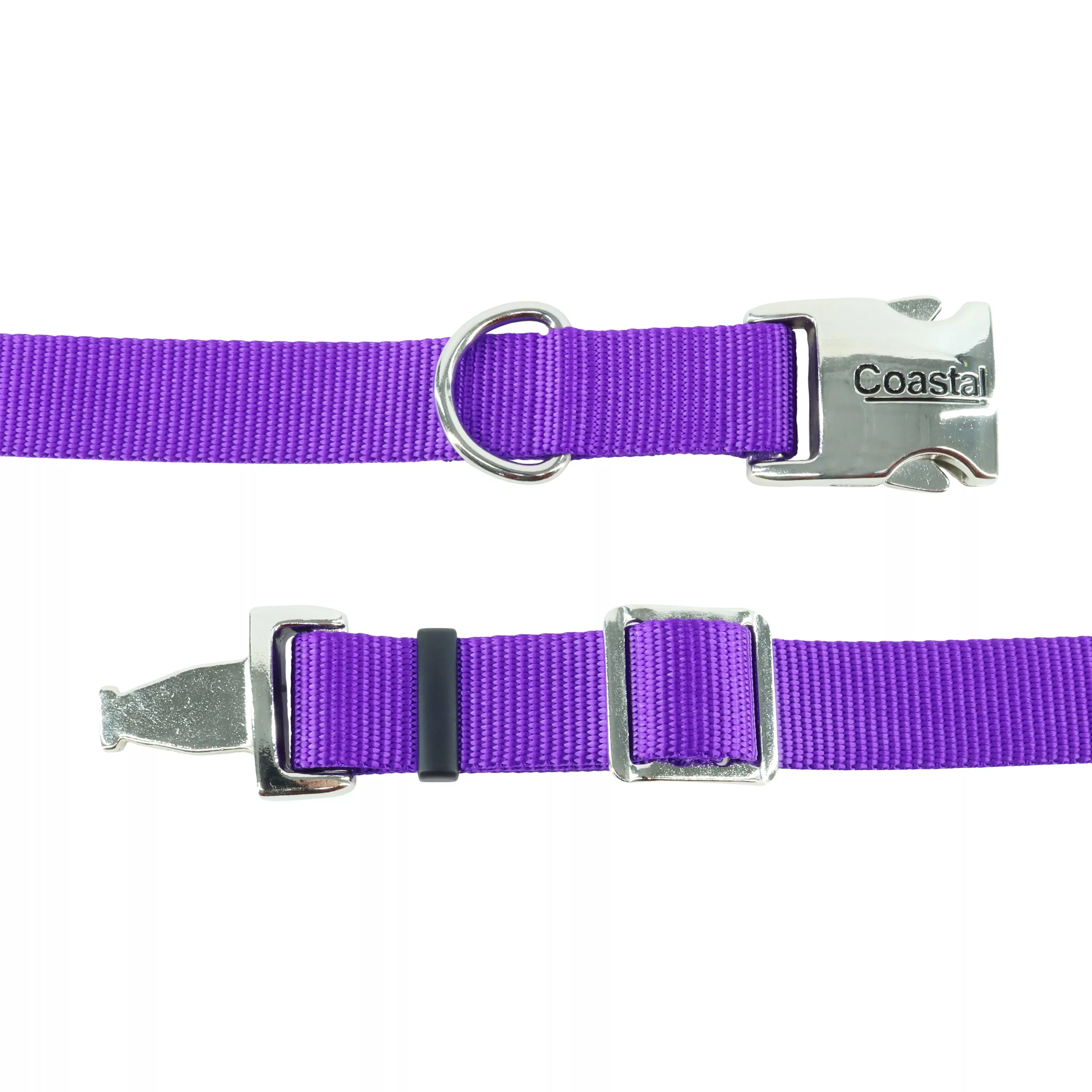 Coastal Adjustable Dog Collar with Metal Buckle - Budpants