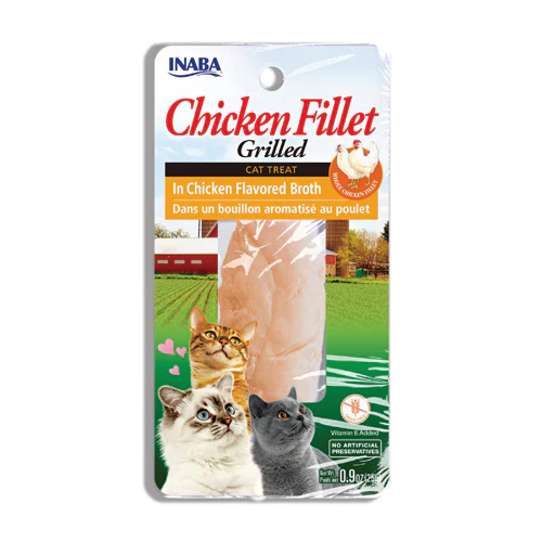 INABA Grilled Chicken Fillet in Chicken flavored broth cat treat - Budpants