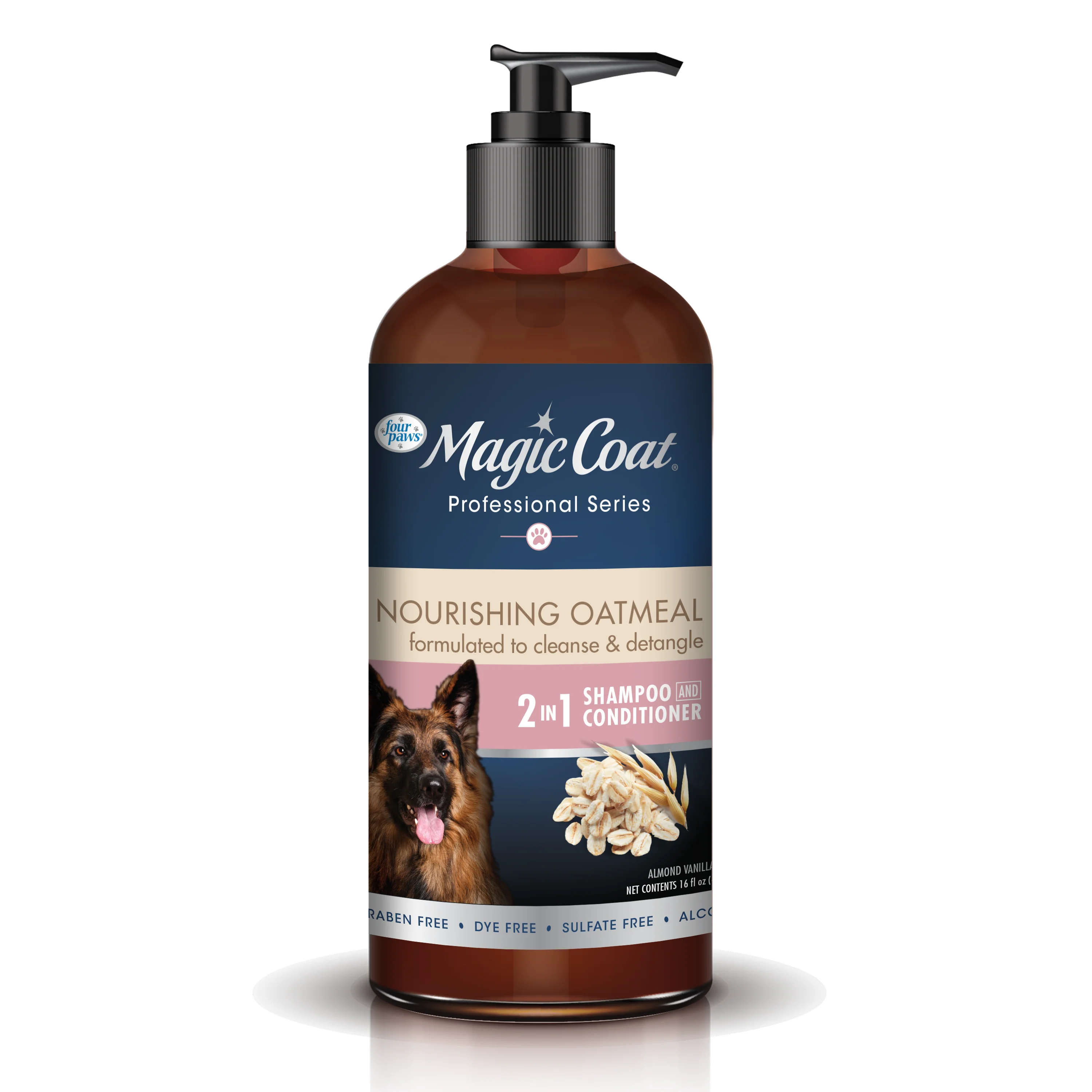 4 PAWS Magic Coat Professional Series Nourishing Oatmeal 2 in 1 Dog Shampoo & Conditioner - Budpants