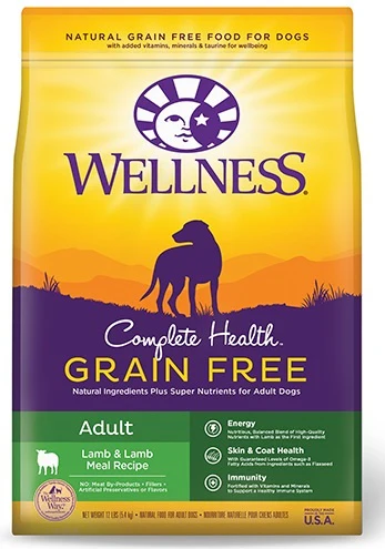 Wellness Grain-Free Complete Health Adult Lamb & Lamb Meal Recipe Dry Dog Food - Budpants