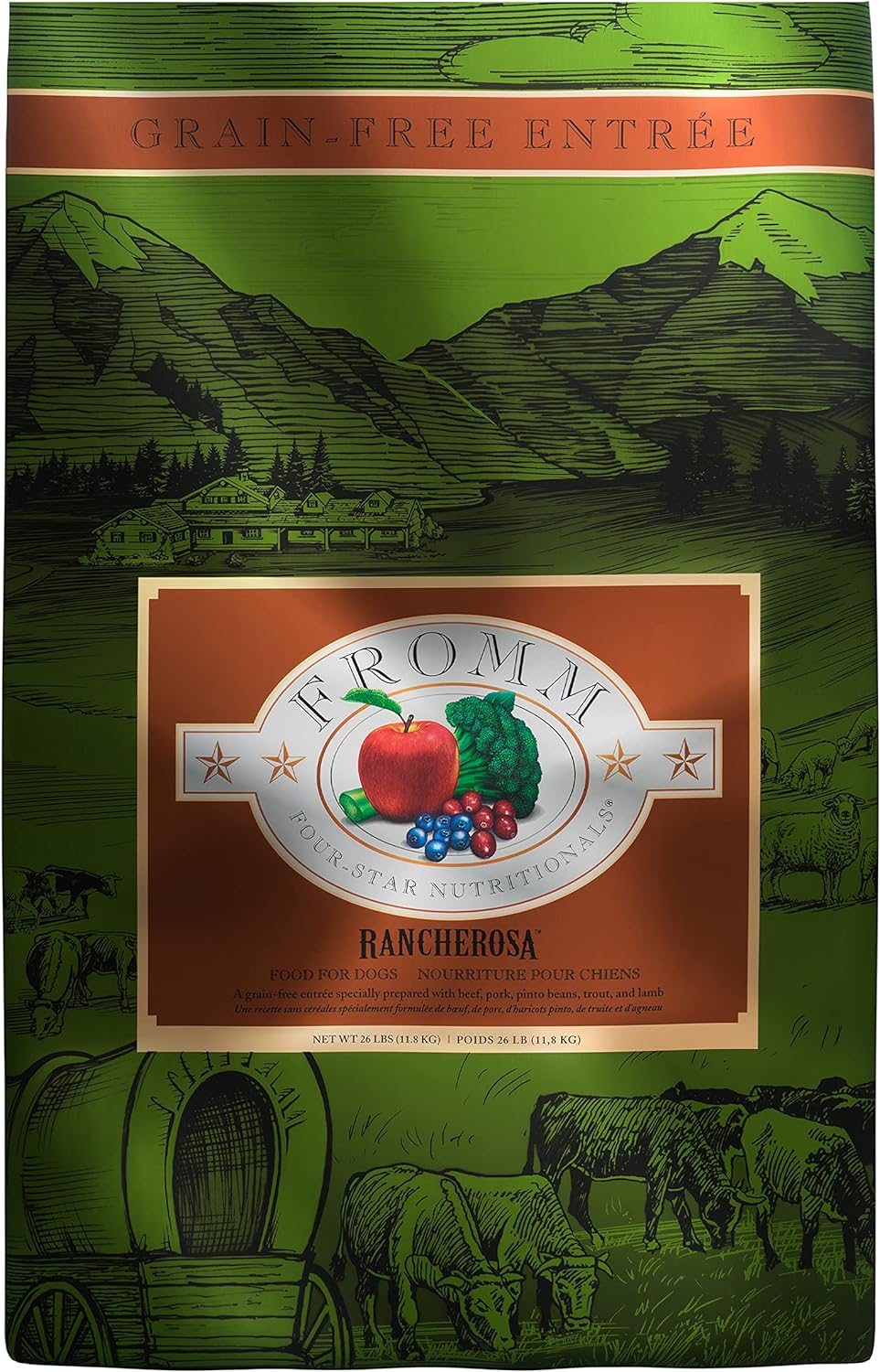 FROMM RANCHEROSA GRAIN FREE DOG FOOD - Budpants