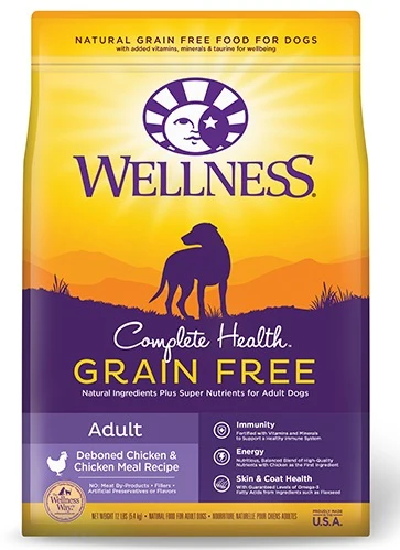 Wellness Complete Health Natural Adult Grain Free Deboned Chicken and Chicken Meal Recipe Dry Dog Food - Budpants