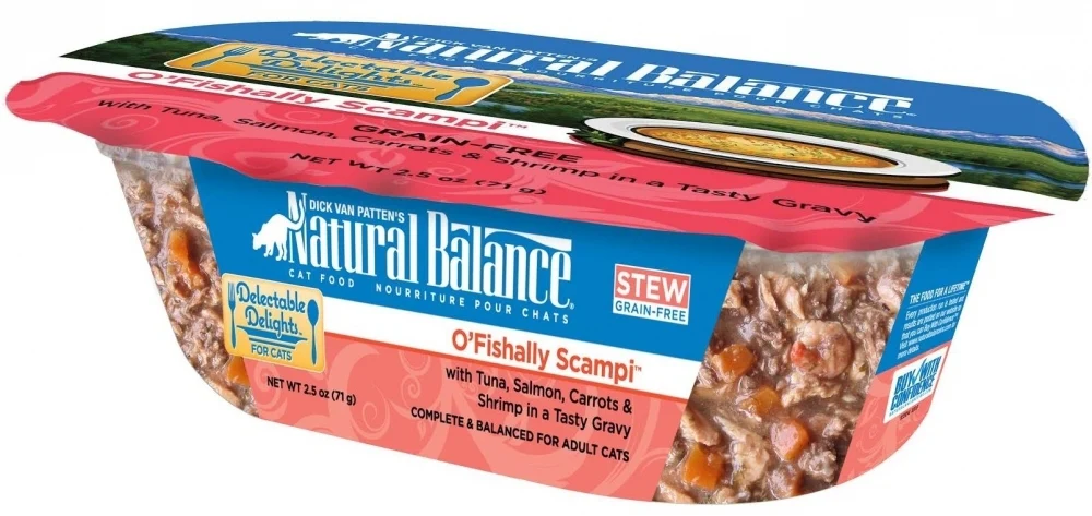 Natural Balance Original Ultra Delectable Delights O'Fishally Scampi Cat Stew Recipe - Budpants