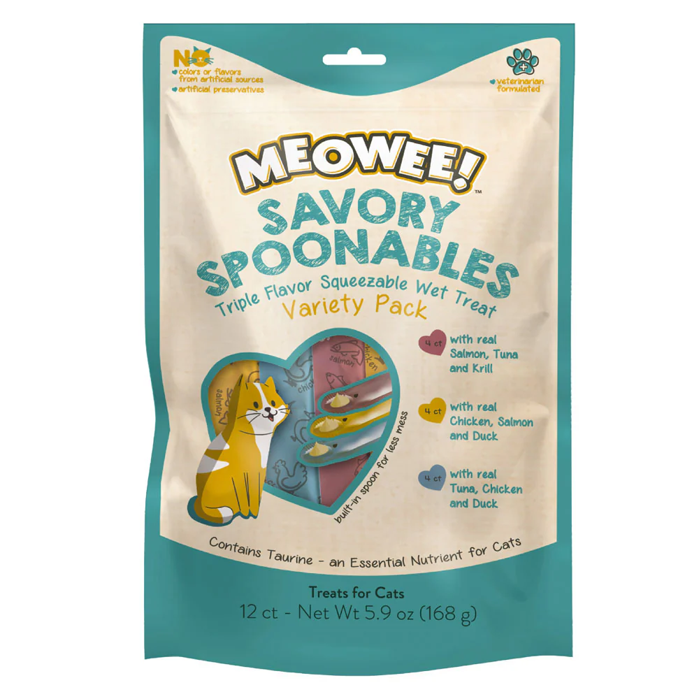 Meowee Savory Spoonables Variety 12pk - Budpants
