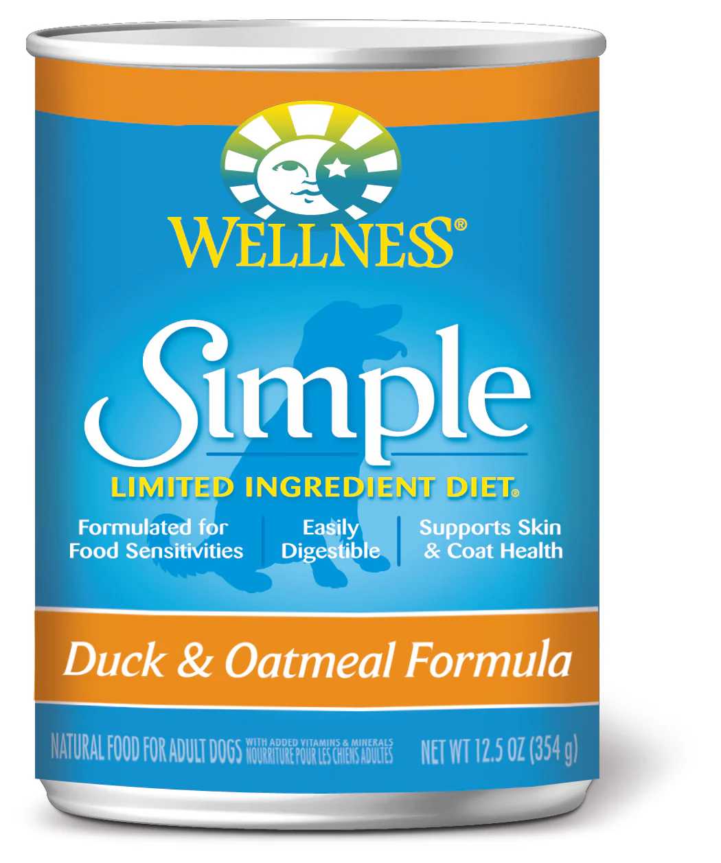 Wellness Simple Natural Limited Ingredient Diet Duck and Oatmeal Recipe Wet Canned Dog Food - Budpants