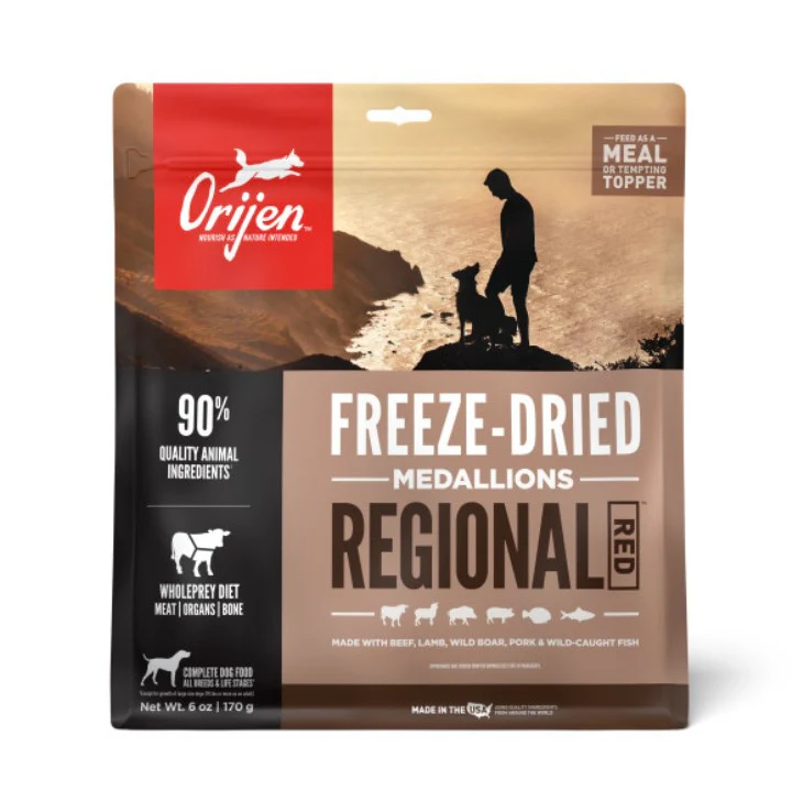 ORIJEN Regional Red Freeze Dried Dog Food - Budpants