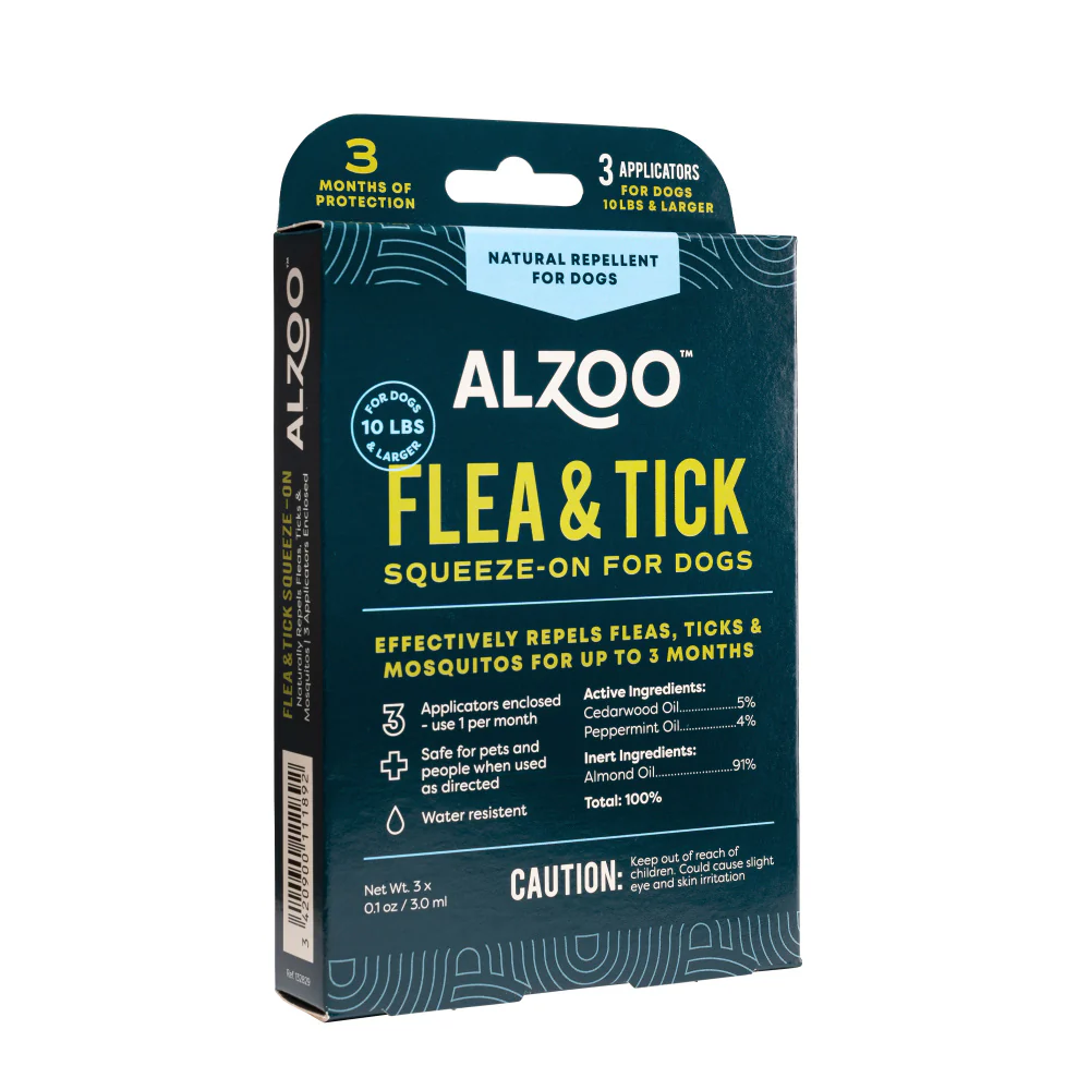 Alzoo Natural Flea &Tick Squeeze On Dogs - Budpants