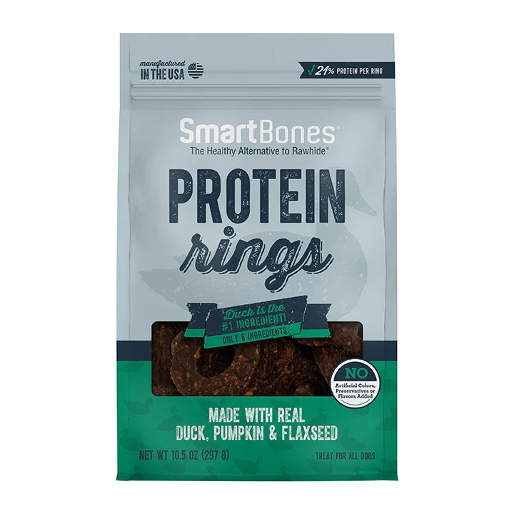 Smartbone Duck, Pumpkin & Flaxseed Protein Rings - Budpants