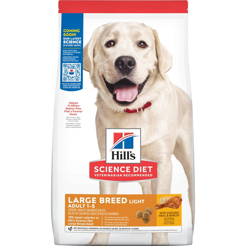 Science Diet Adult Large Breed Light Dog Food 15lb - Budpants