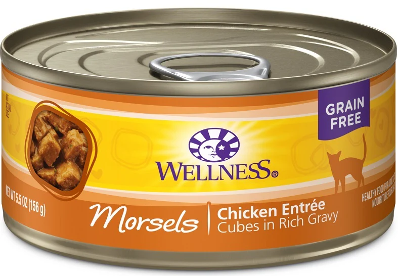 Wellness Grain-free Natural Cubed Chicken Recipe Wet Canned Cat Food - Budpants