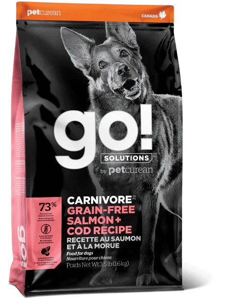 Petcurean GO! Solutions Carnivore Grain Free Salmon & Cod Recipe Dry Dog Food - Budpants