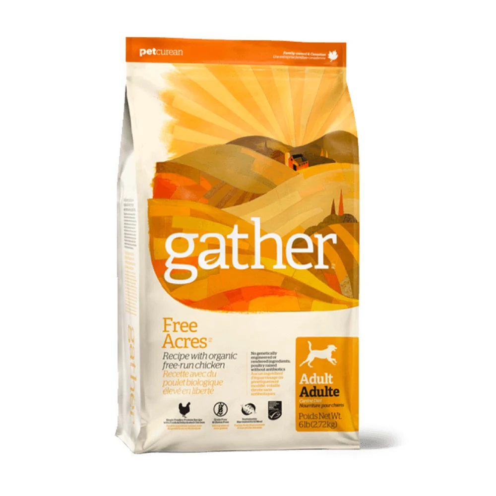 Petcurean Gather Free-Acres Organic Free-Run Chicken Recipe Adult Dry Dog Food - Budpants