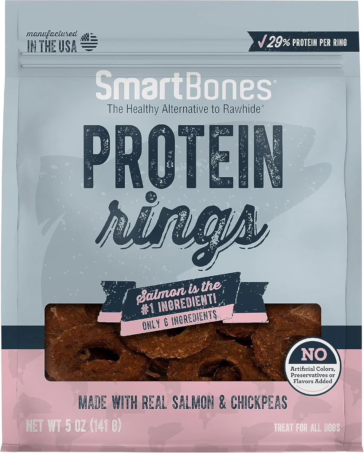 Smartbone Salmon & Chickpea Protein Rings - Budpants
