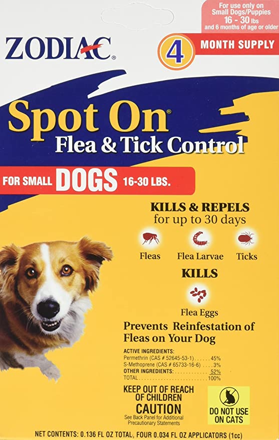 Zodiac Spot On Flea & Tick Control - Budpants