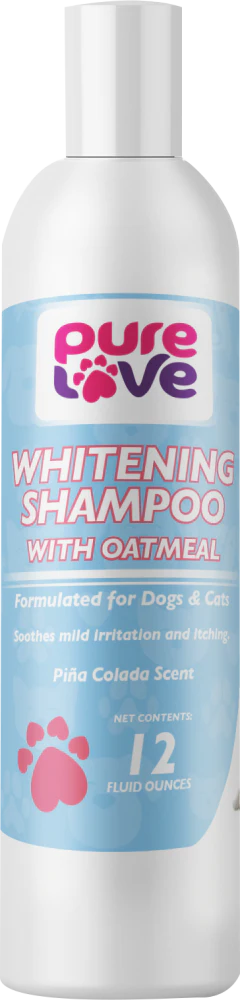Pure Love Whitening Shampoo with Oatmeal for Dogs and Cats-Pina Colada Scent - Budpants