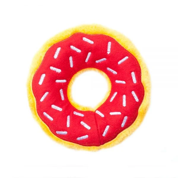 ZippyPaws Donutz Squeaky No Stuffing Plush Dog Toy - Budpants