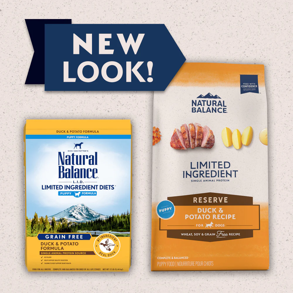 Natural Balance Limited Ingredient Reserve Grain Free Duck & Potato Puppy Recipe Dry Dog Food - Budpants