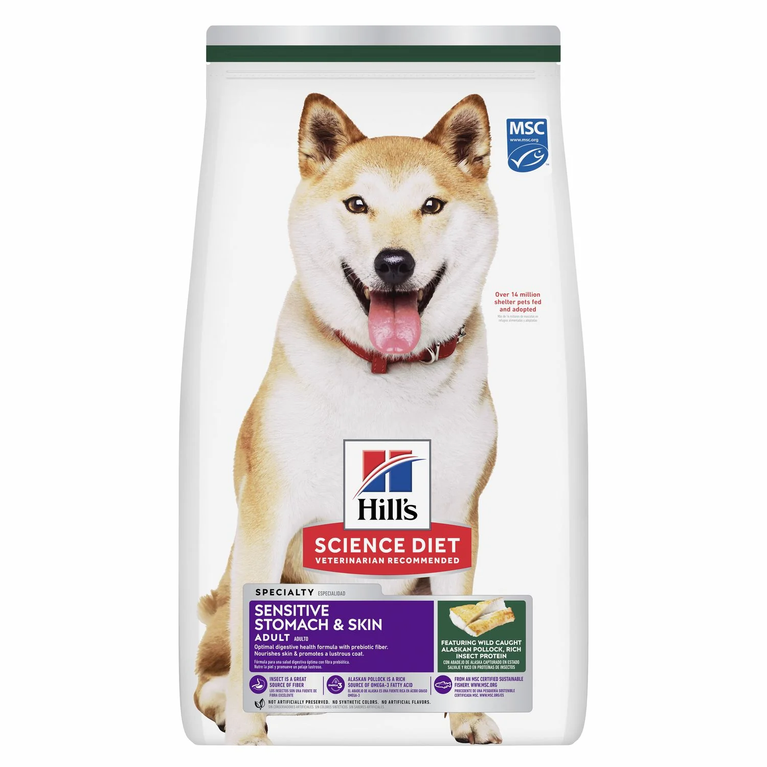 Science Diet Sensitive Stomach & Skin Adult Dry Dog Food with Alaskan Pollack 12-lb - Budpants
