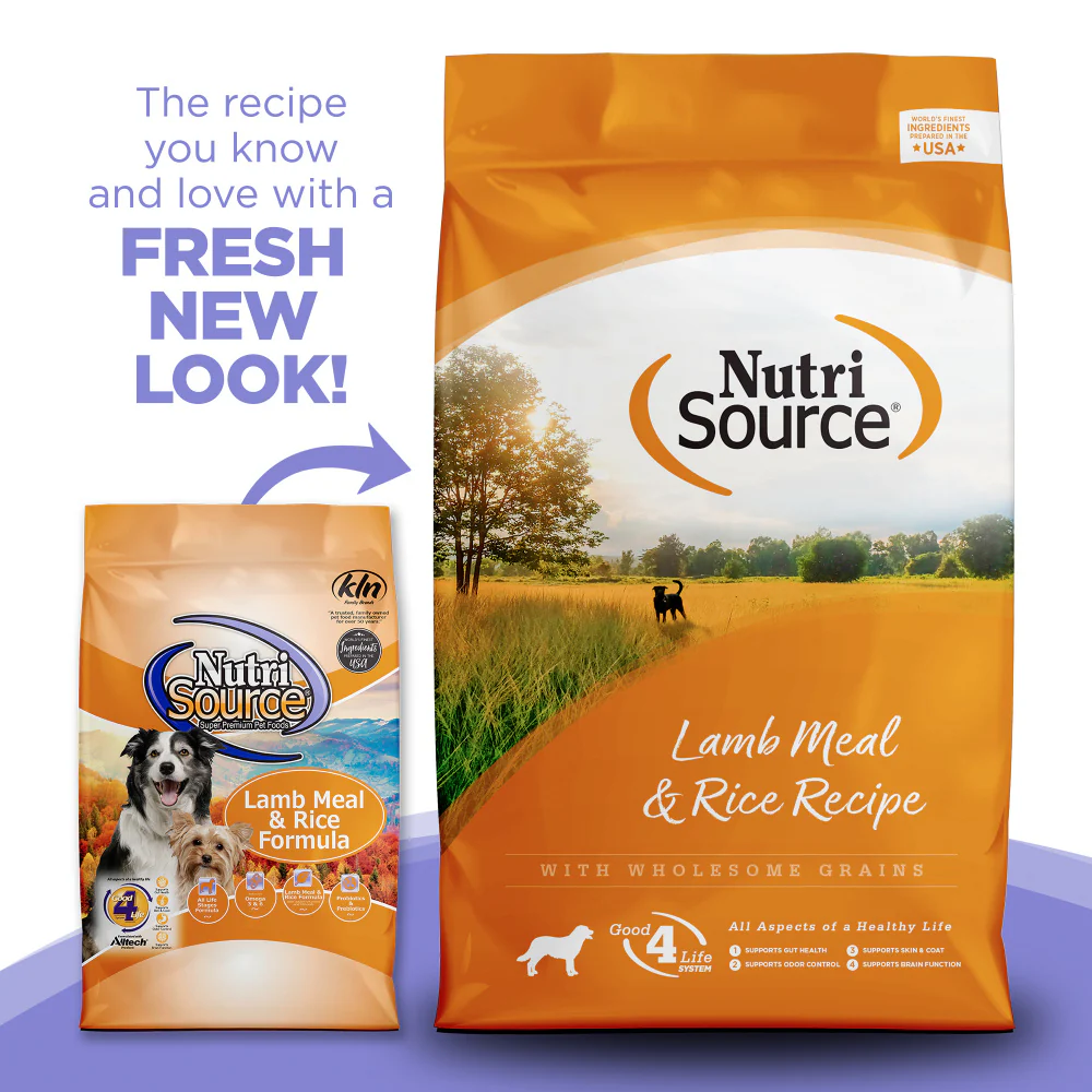 NutriSource Lamb Meal & Rice Dry Dog Food - Budpants