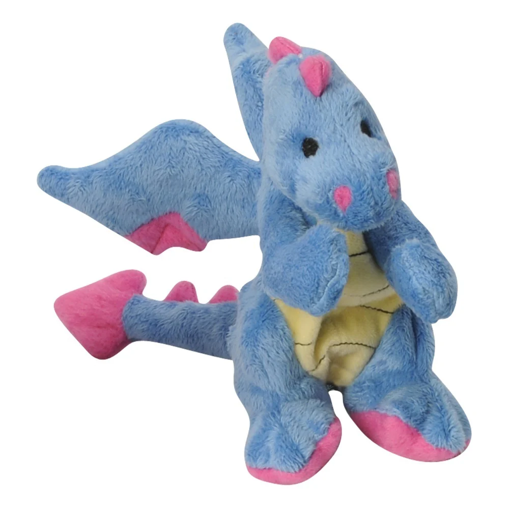 Go Dog Periwinkle Dragon with Chew Guard Technology Dog Chew Toy - Budpants