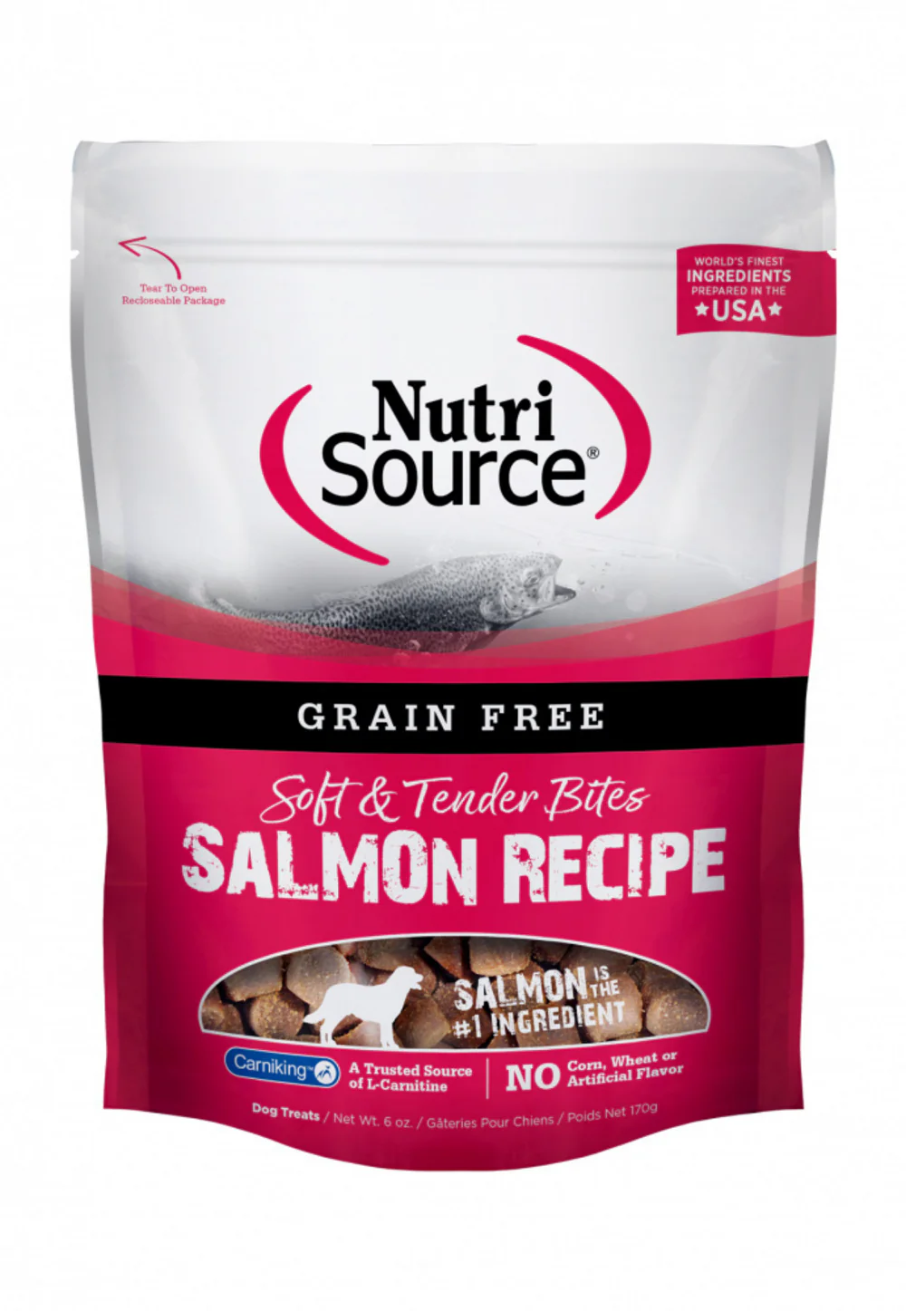 NutriSource Grain Free Salmon Dog Treats - Budpants