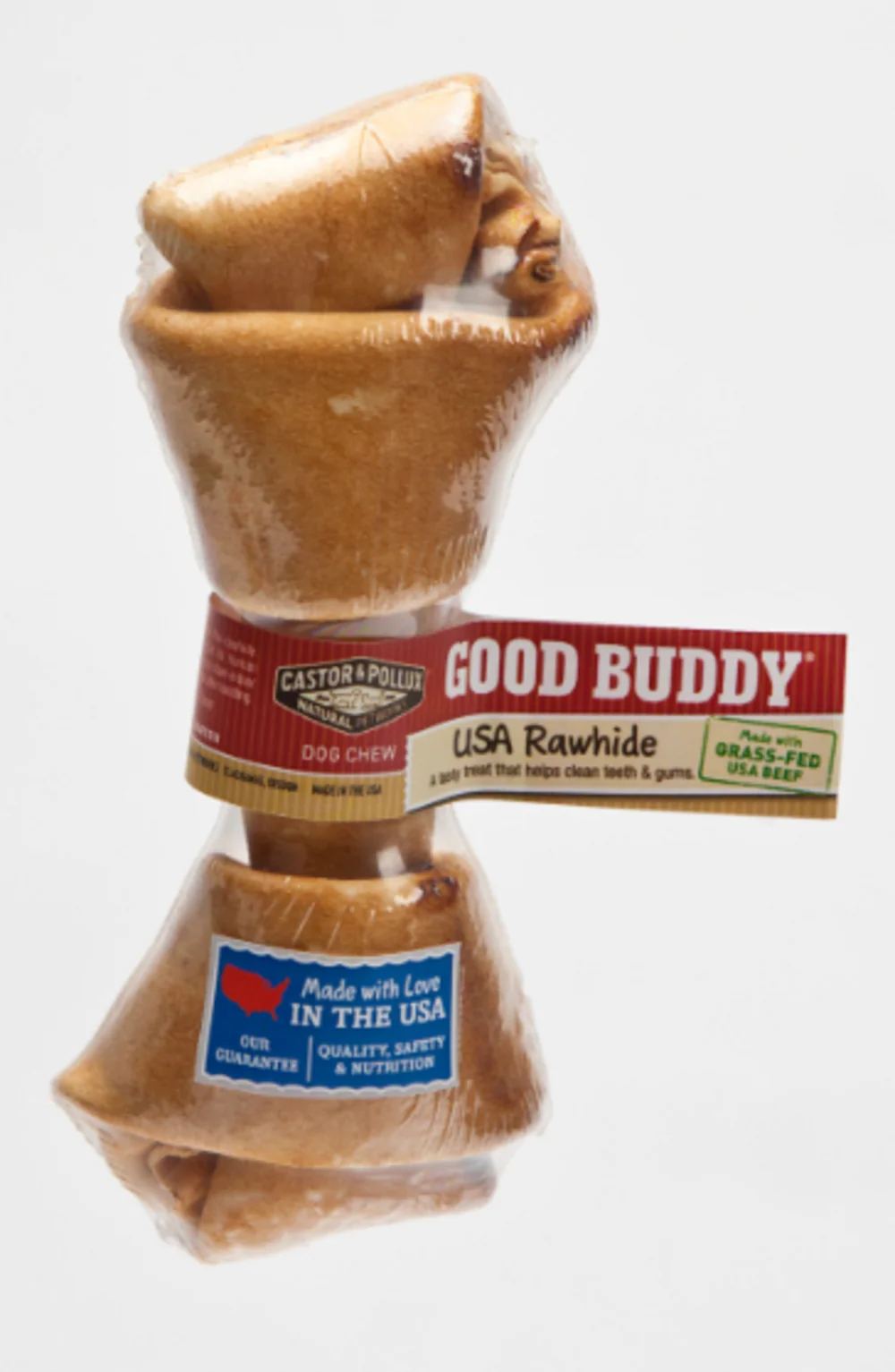 Castor and Pollux Good Buddy USA Rawhide Bone Dog Chew - Budpants