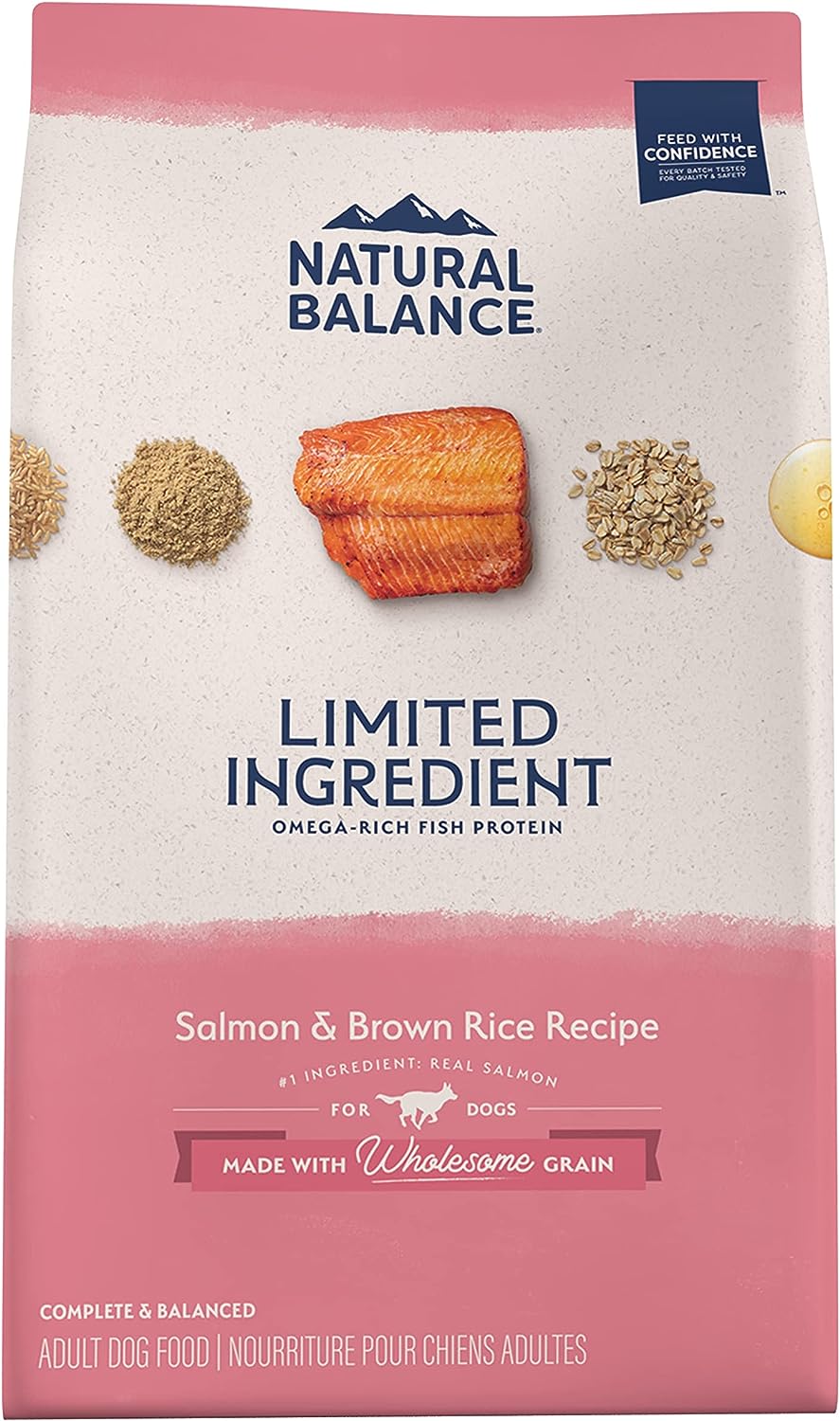 NATURAL BALANCE K9 LID SALMON Brown Rice Adult - Budpants