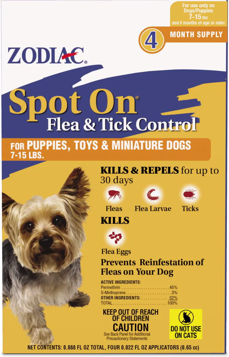 Zodiac Spot On Flea & Tick Control - Budpants