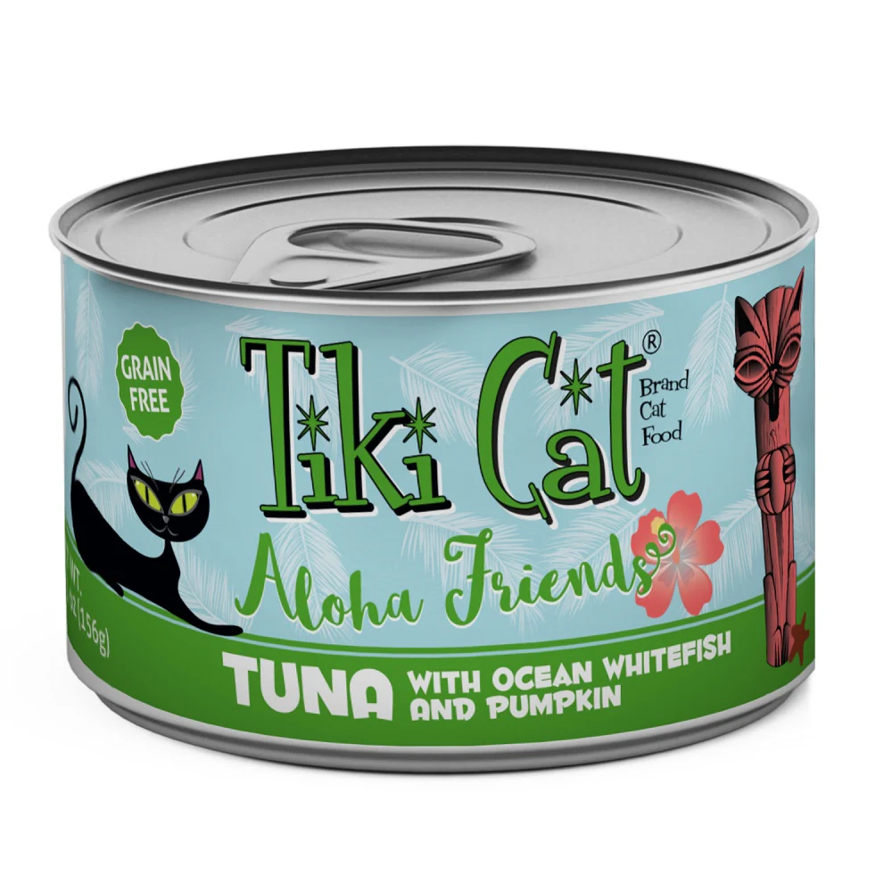 Tiki Cat Aloha Friends Grain Free Tuna with Ocean Whitefish and Pumpkin Canned Cat Food - Budpants