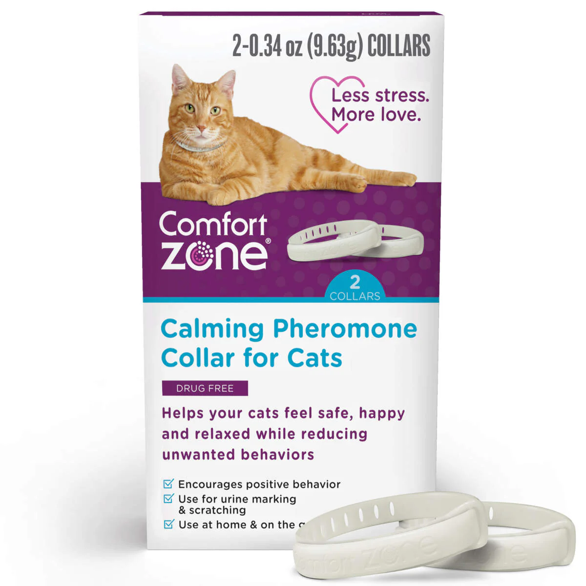 Comfort Zone Calming Cat Collars - Budpants